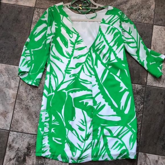 Lilly Pulitzer for Target green banana leaf dress - Picture 2 of 3
